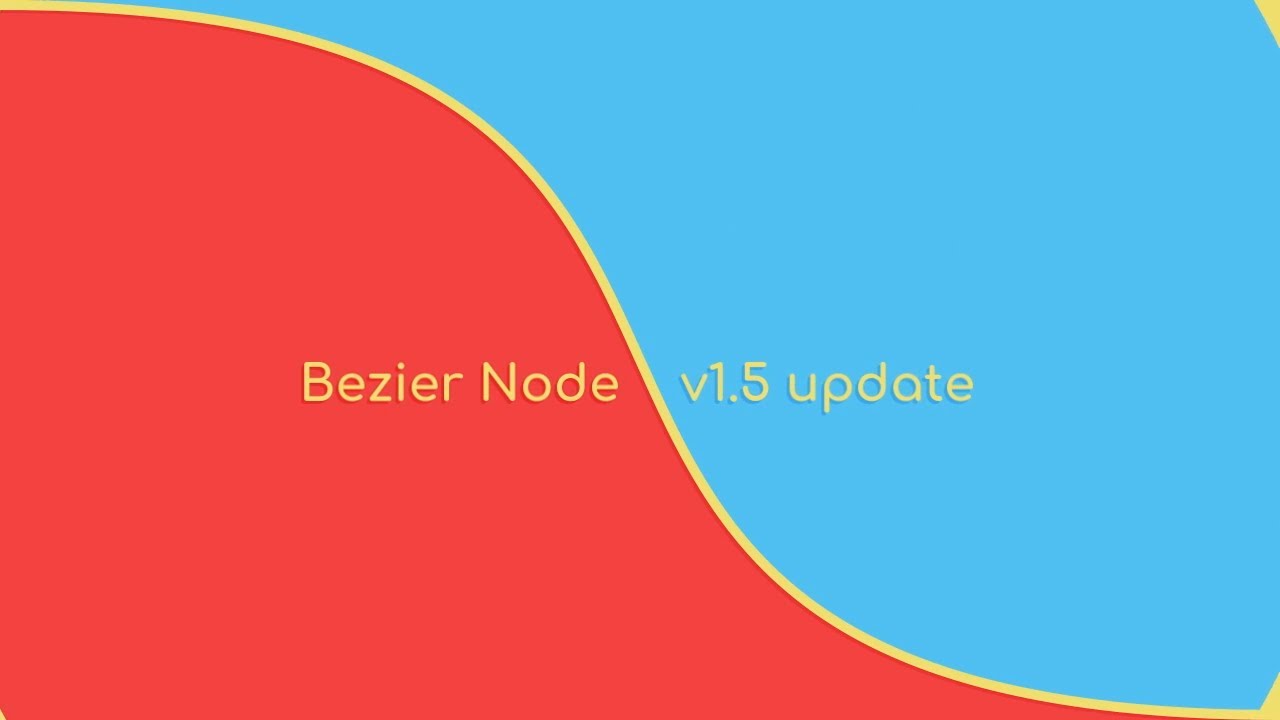 دانلود پلاگین Bezier Node برای ساخت موشن گرافیک در افترافکتس - Bezier Node v1.5.4 For After Effects