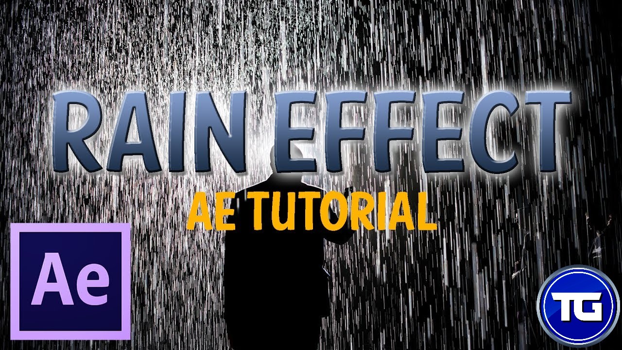 ساخت باران در نرم افزار افترافکت_rain effect in after effects