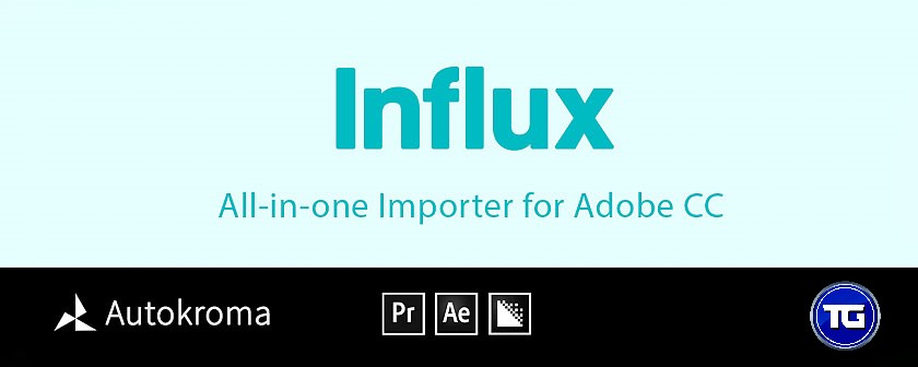 دانلود پلاگین Influx برای وارد کردن فایل های ویدئویی به پریمیر و افترافکت 