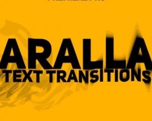 دانلود ترانزیشن متن برای پریمیر Parallax Text