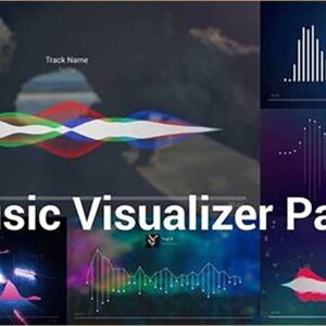 دانلود رایگان مجموعه پروژه آماده اکولایزر موزیک نرم افزار افتر افکت_Music Visualizer Pack