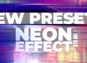 دانلود پریست پریمیر نئون Neon Effect